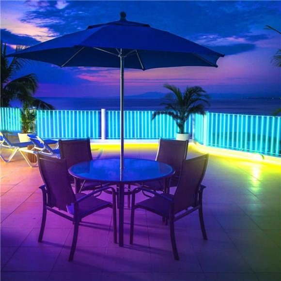 16.4ft LED neon Lights with Remote APP Control IP65 Waterproof Flexible Neon - Picture 3 of 7